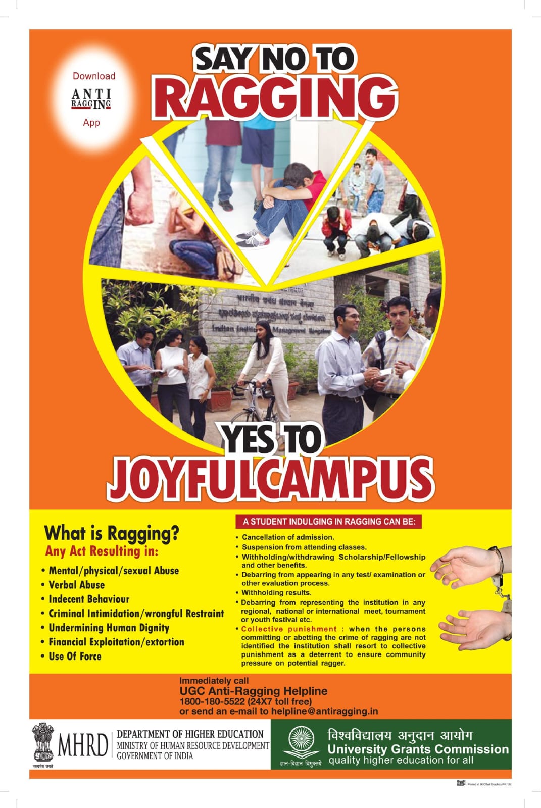 Say No to Ragging